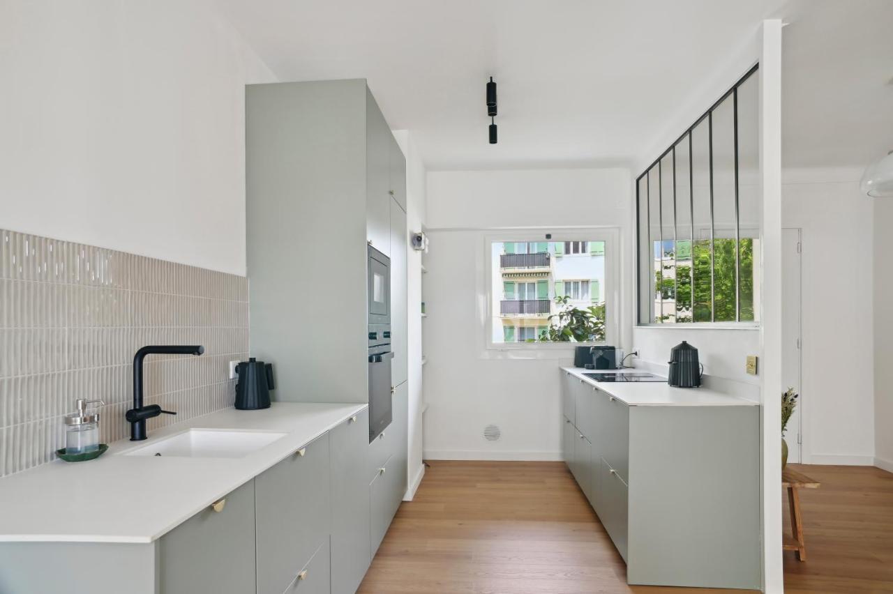 Designer Flat, Luxurious, Close From Palais, Terrasse, Private Garage, Air Conditoning Cannes Bagian luar foto