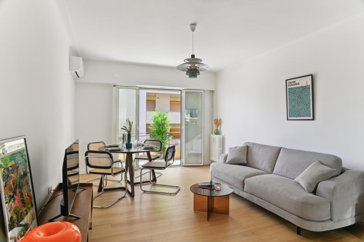 Designer Flat, Luxurious, Close From Palais, Terrasse, Private Garage, Air Conditoning Cannes Bagian luar foto